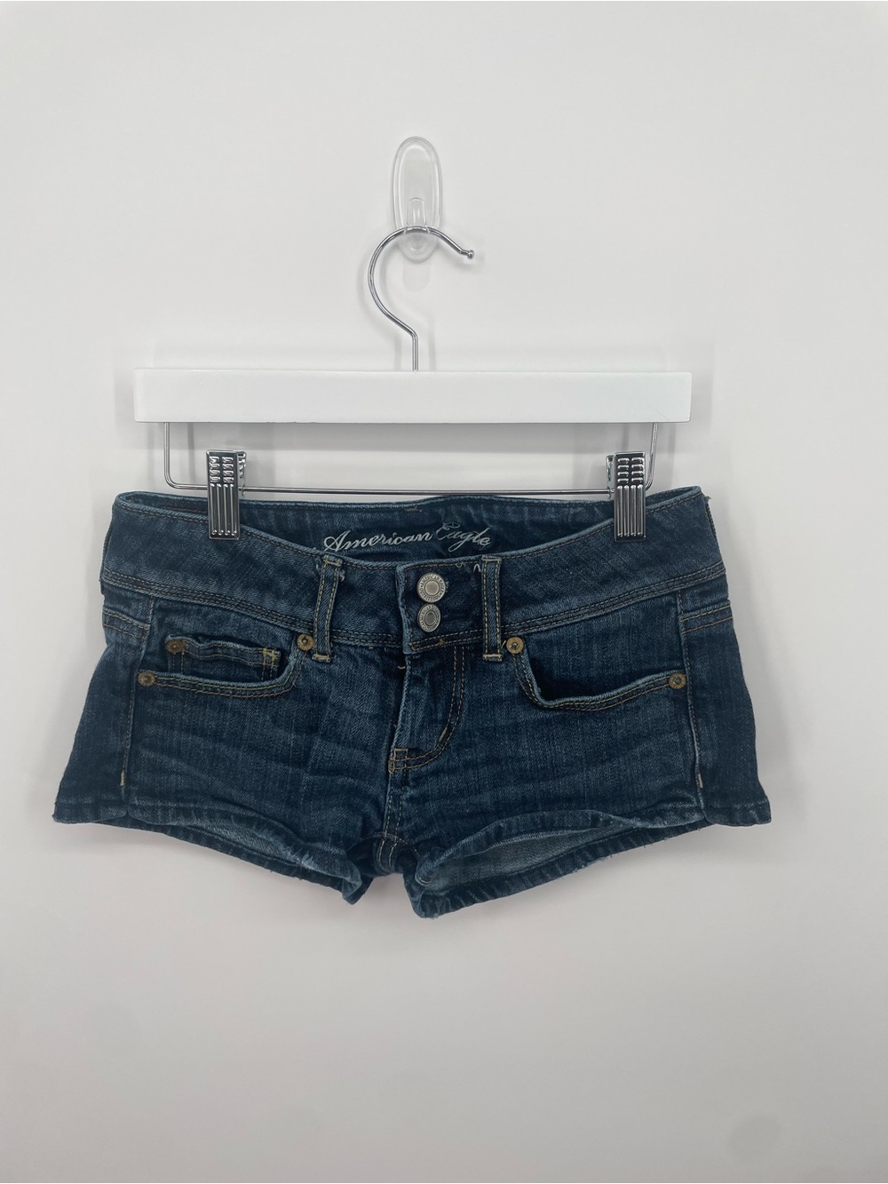 American Eagle Y2K 2010 Denim Pocket Jean Mini Shorts